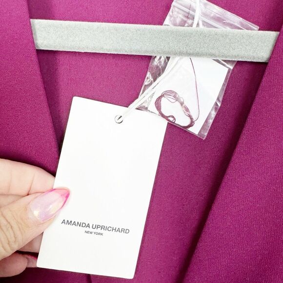 AMANDA UPRICHARD | NEW Lamarca Midi Dress in Syrah Women’s Size Medium - Picture 9 of 11